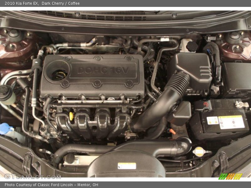  2010 Forte EX Engine - 2.0 Liter DOHC 16-Valve CVVT 4 Cylinder