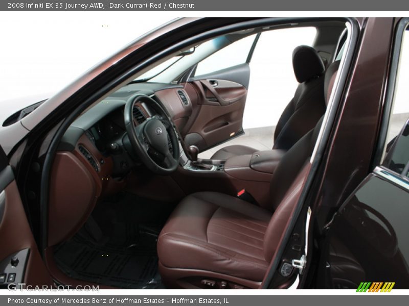  2008 EX 35 Journey AWD Chestnut Interior