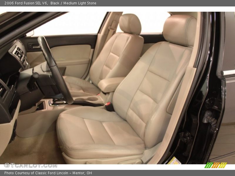 Black / Medium Light Stone 2006 Ford Fusion SEL V6