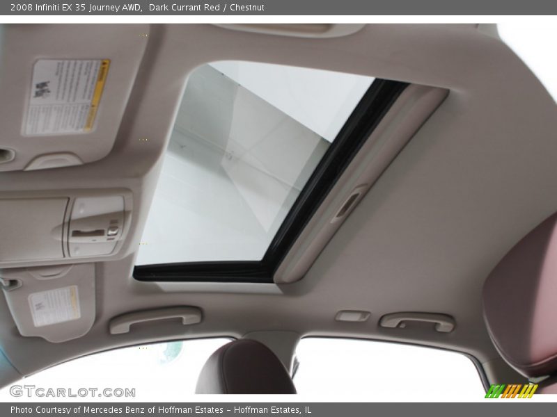 Sunroof of 2008 EX 35 Journey AWD