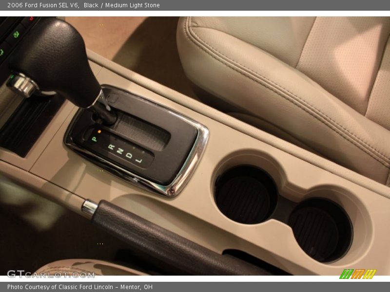 Black / Medium Light Stone 2006 Ford Fusion SEL V6