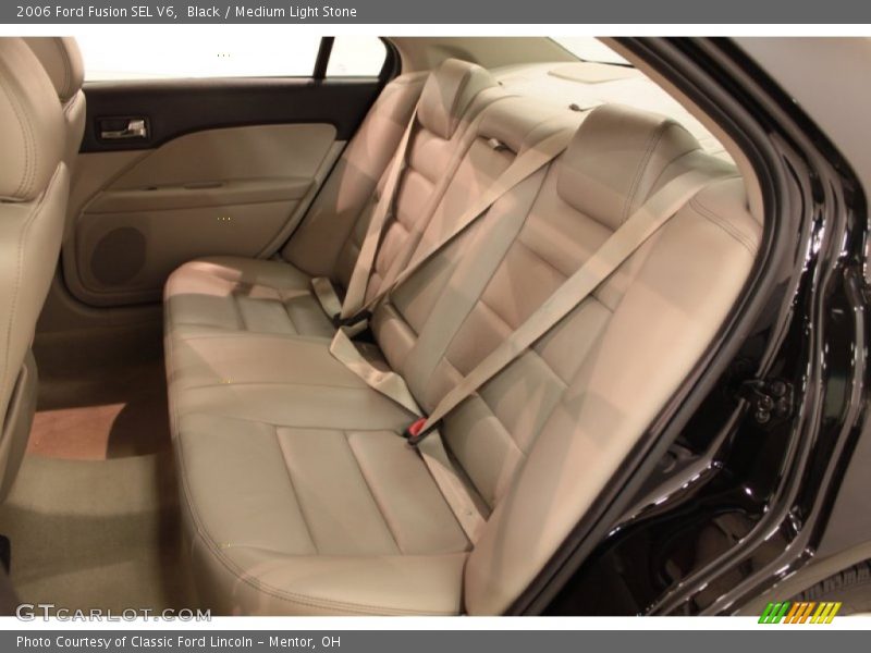 Black / Medium Light Stone 2006 Ford Fusion SEL V6