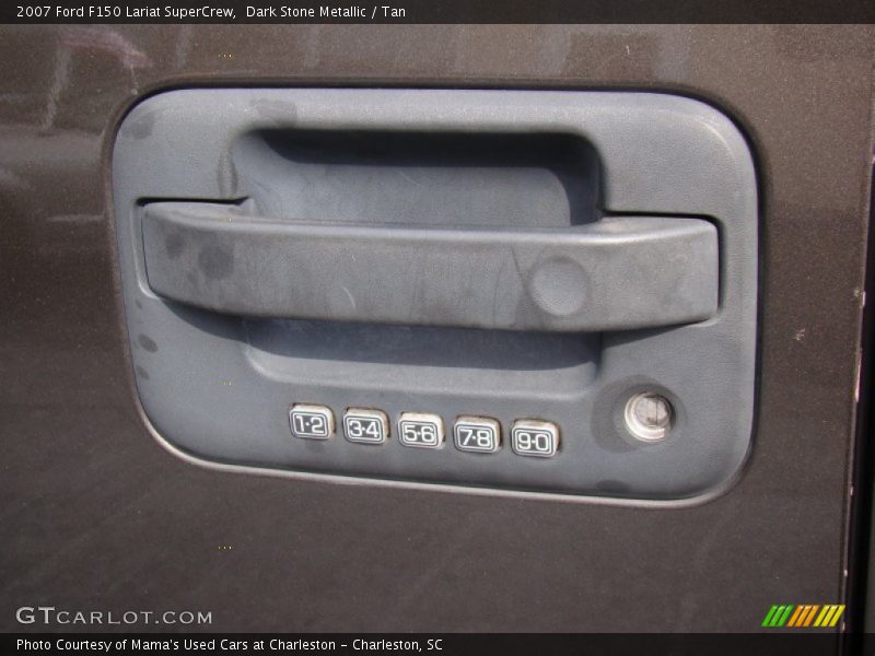 Dark Stone Metallic / Tan 2007 Ford F150 Lariat SuperCrew