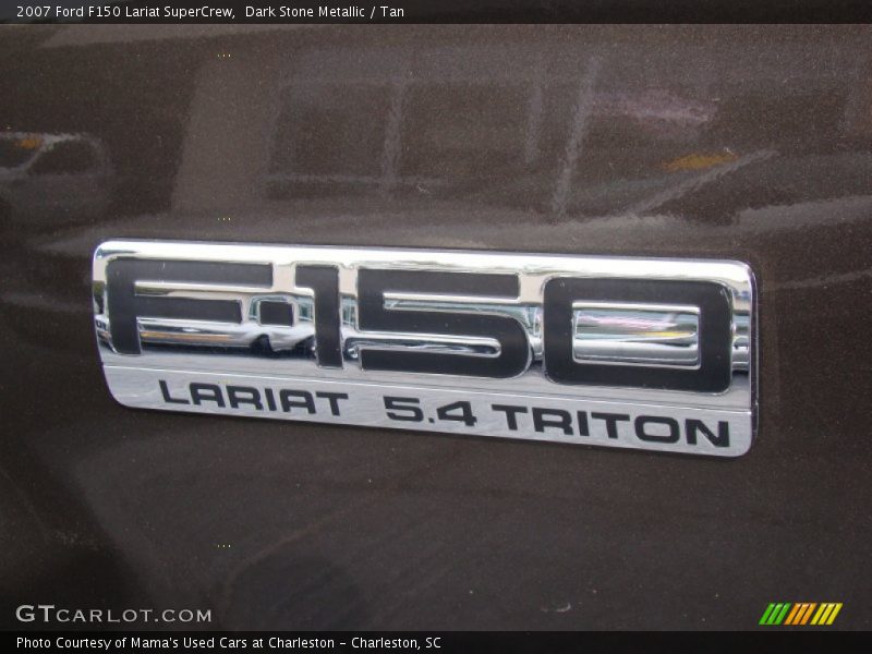 Dark Stone Metallic / Tan 2007 Ford F150 Lariat SuperCrew