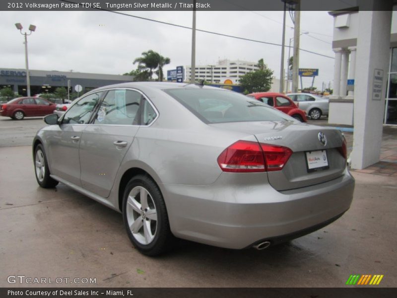 Tungsten Silver Metallic / Titan Black 2012 Volkswagen Passat TDI SE