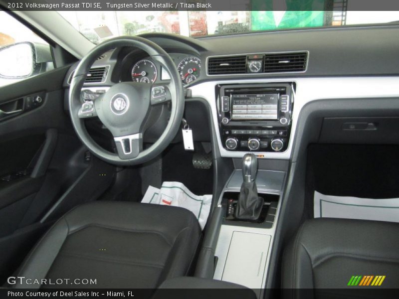 Tungsten Silver Metallic / Titan Black 2012 Volkswagen Passat TDI SE