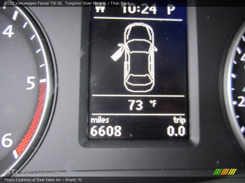 Tungsten Silver Metallic / Titan Black 2012 Volkswagen Passat TDI SE