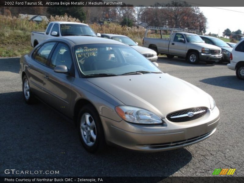 Arizona Beige Metallic / Medium Parchment 2002 Ford Taurus SE