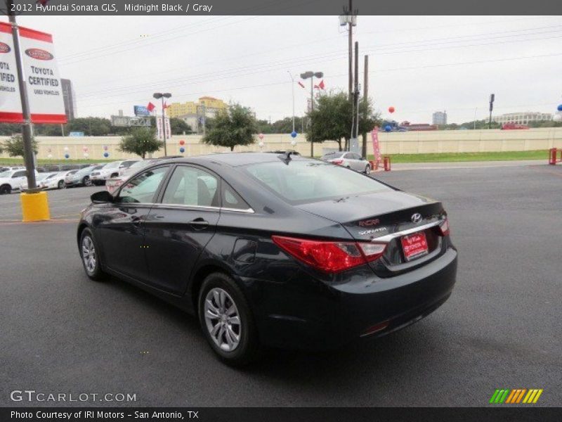 Midnight Black / Gray 2012 Hyundai Sonata GLS