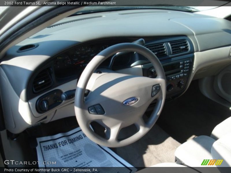 Arizona Beige Metallic / Medium Parchment 2002 Ford Taurus SE