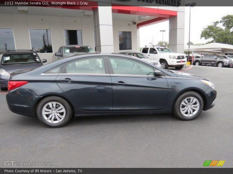 Midnight Black / Gray 2012 Hyundai Sonata GLS