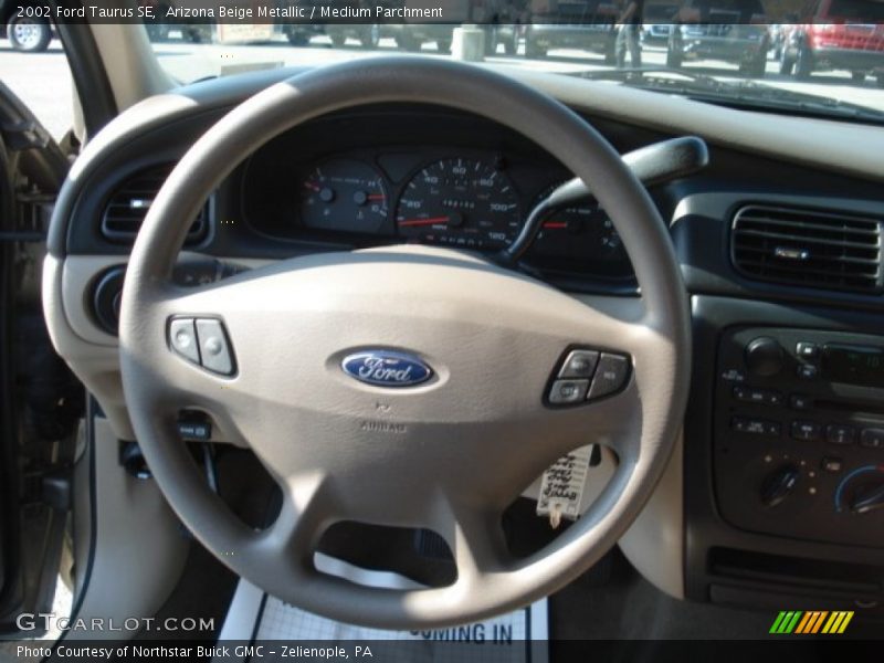 Arizona Beige Metallic / Medium Parchment 2002 Ford Taurus SE