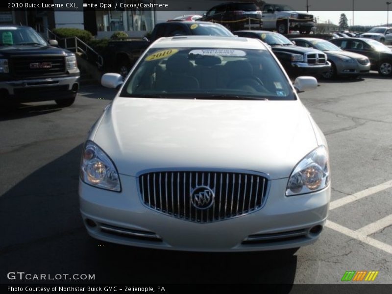 White Opal / Cocoa/Cashmere 2010 Buick Lucerne CXL