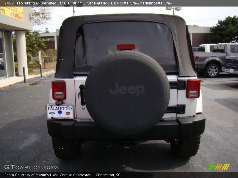 Bright Silver Metallic / Dark Slate Gray/Medium Slate Gray 2007 Jeep Wrangler Unlimited Sahara