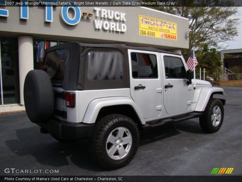 Bright Silver Metallic / Dark Slate Gray/Medium Slate Gray 2007 Jeep Wrangler Unlimited Sahara