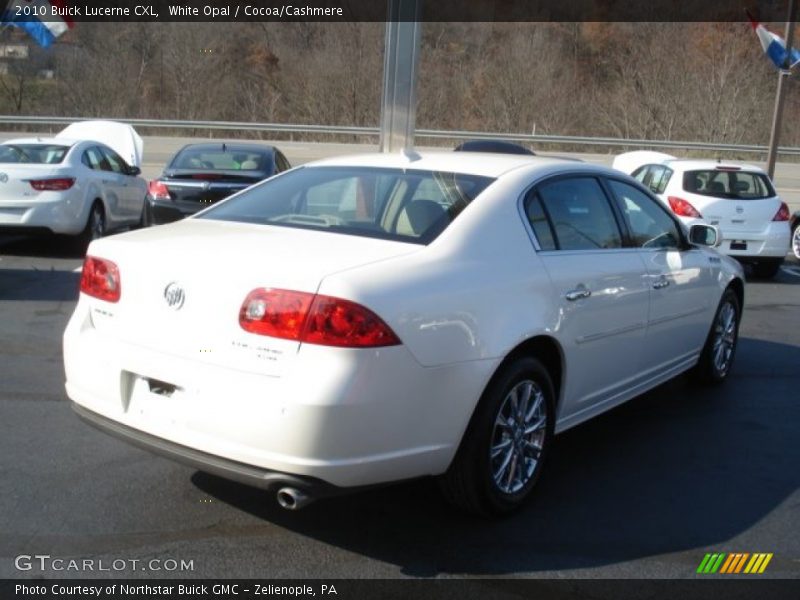 White Opal / Cocoa/Cashmere 2010 Buick Lucerne CXL