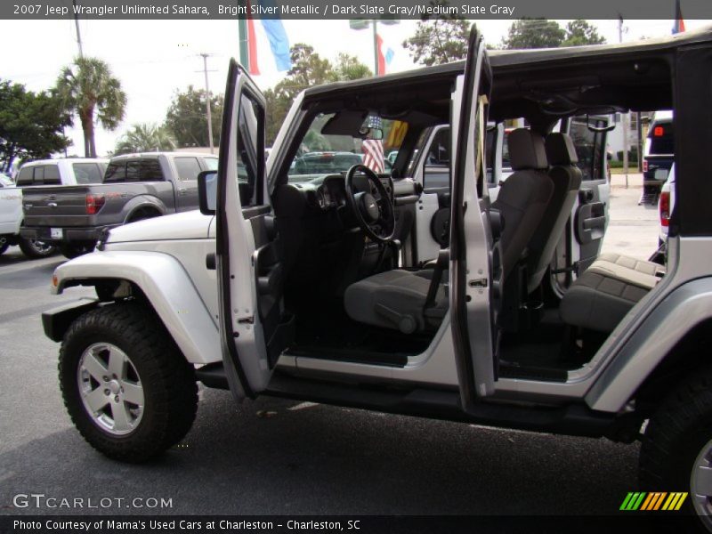 Bright Silver Metallic / Dark Slate Gray/Medium Slate Gray 2007 Jeep Wrangler Unlimited Sahara