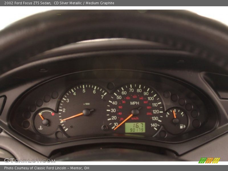 CD Silver Metallic / Medium Graphite 2002 Ford Focus ZTS Sedan