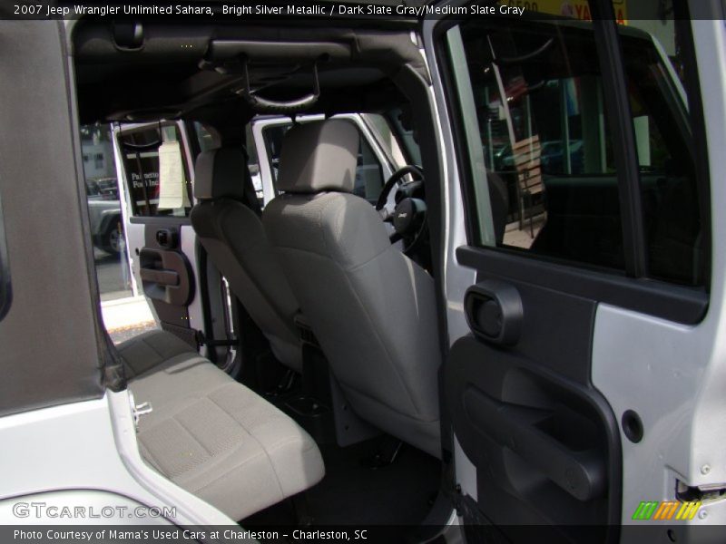 Bright Silver Metallic / Dark Slate Gray/Medium Slate Gray 2007 Jeep Wrangler Unlimited Sahara