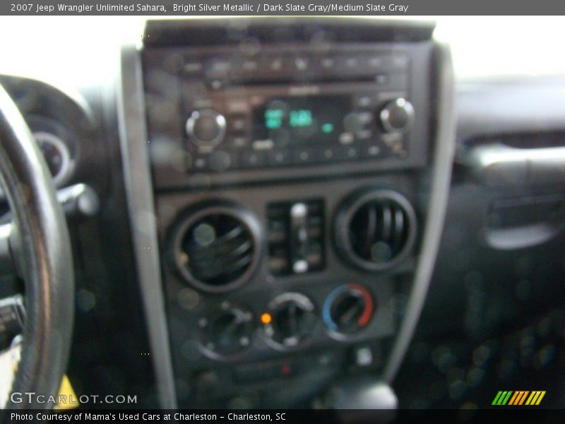 Bright Silver Metallic / Dark Slate Gray/Medium Slate Gray 2007 Jeep Wrangler Unlimited Sahara