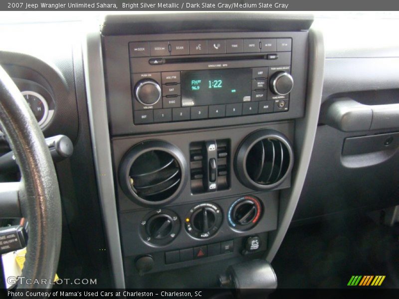 Bright Silver Metallic / Dark Slate Gray/Medium Slate Gray 2007 Jeep Wrangler Unlimited Sahara