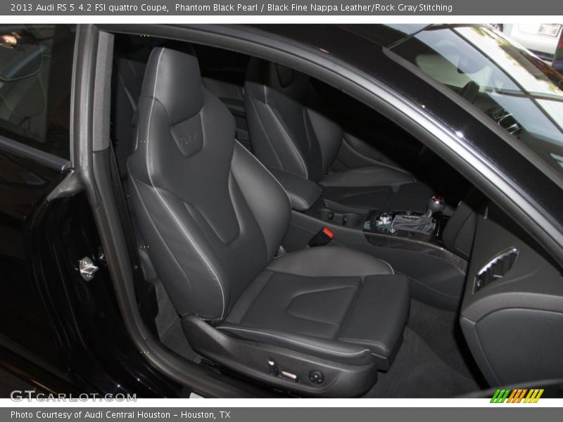  2013 RS 5 4.2 FSI quattro Coupe Black Fine Nappa Leather/Rock Gray Stitching Interior