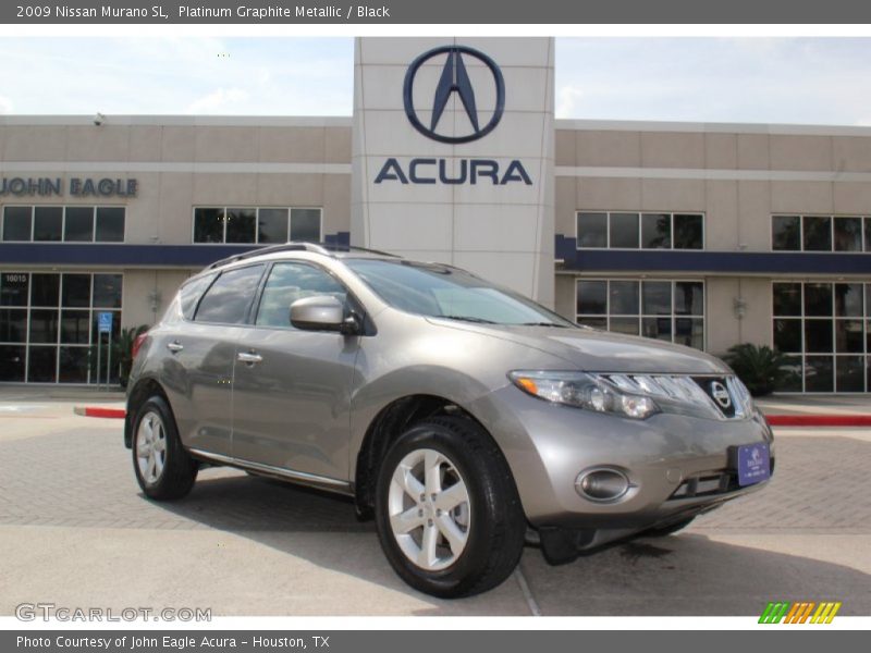 Platinum Graphite Metallic / Black 2009 Nissan Murano SL