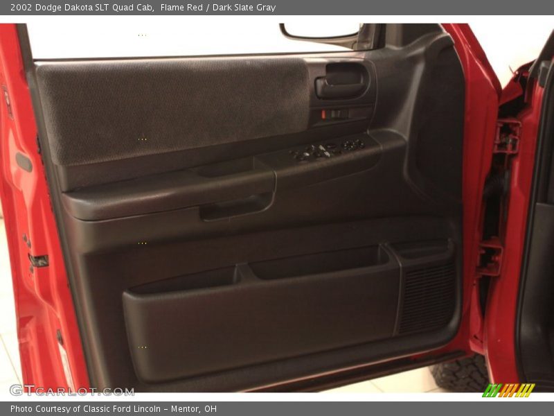 Flame Red / Dark Slate Gray 2002 Dodge Dakota SLT Quad Cab