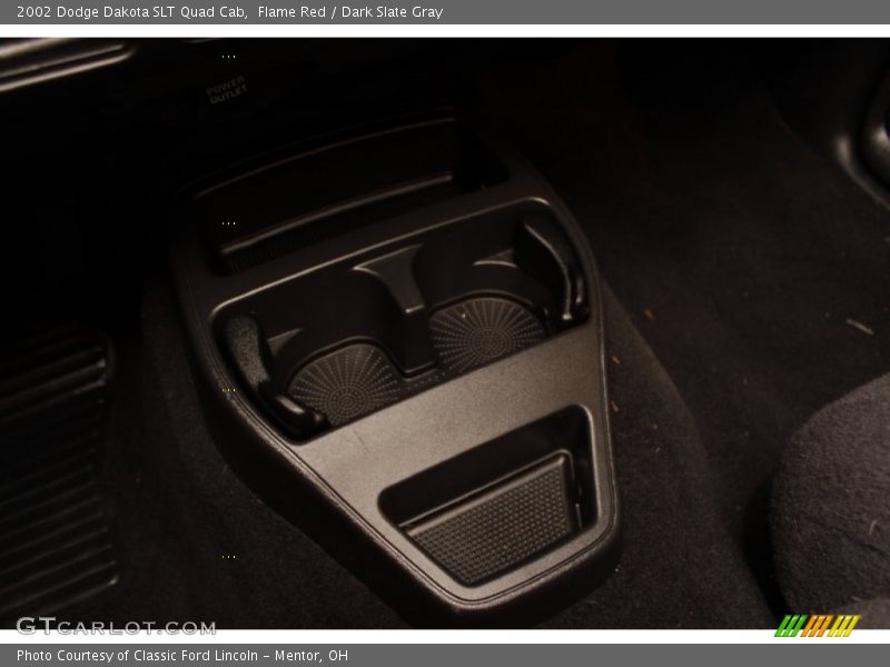 Flame Red / Dark Slate Gray 2002 Dodge Dakota SLT Quad Cab