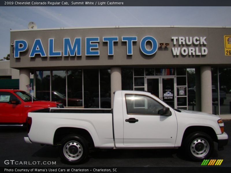 Summit White / Light Cashmere 2009 Chevrolet Colorado Regular Cab