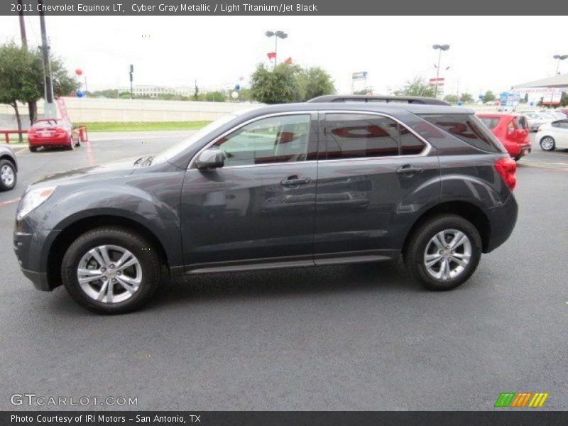 Cyber Gray Metallic / Light Titanium/Jet Black 2011 Chevrolet Equinox LT