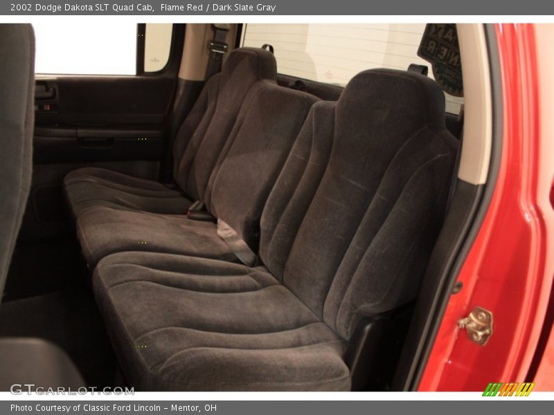 Flame Red / Dark Slate Gray 2002 Dodge Dakota SLT Quad Cab