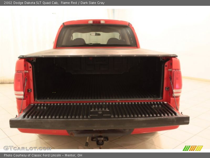 Flame Red / Dark Slate Gray 2002 Dodge Dakota SLT Quad Cab