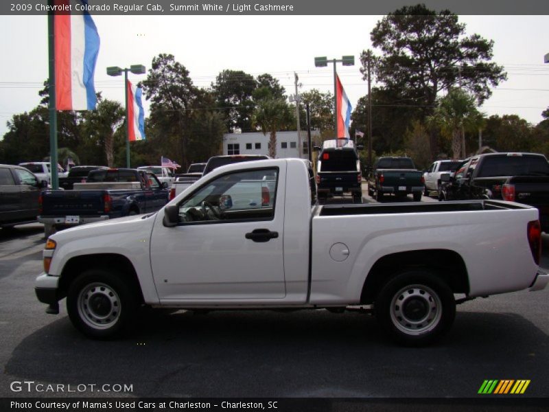 Summit White / Light Cashmere 2009 Chevrolet Colorado Regular Cab