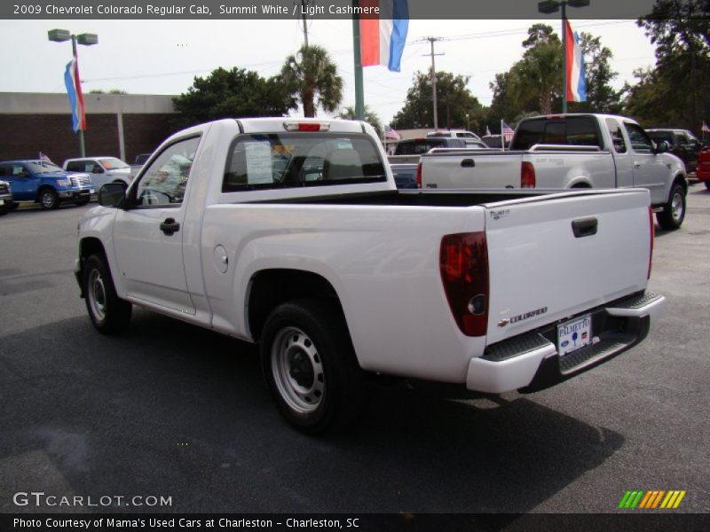 Summit White / Light Cashmere 2009 Chevrolet Colorado Regular Cab