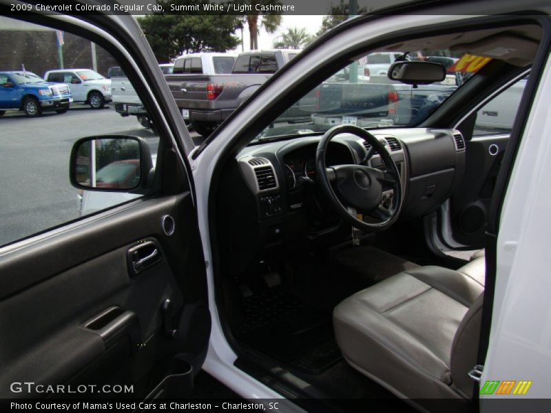 Summit White / Light Cashmere 2009 Chevrolet Colorado Regular Cab