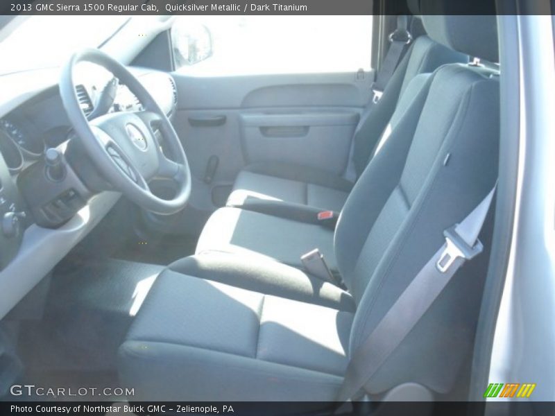 Quicksilver Metallic / Dark Titanium 2013 GMC Sierra 1500 Regular Cab