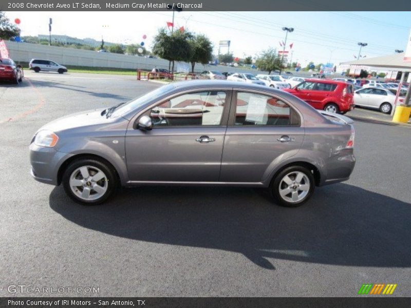 Medium Gray Metallic / Charcoal 2008 Chevrolet Aveo LT Sedan