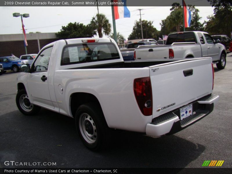 Summit White / Light Cashmere 2009 Chevrolet Colorado Regular Cab