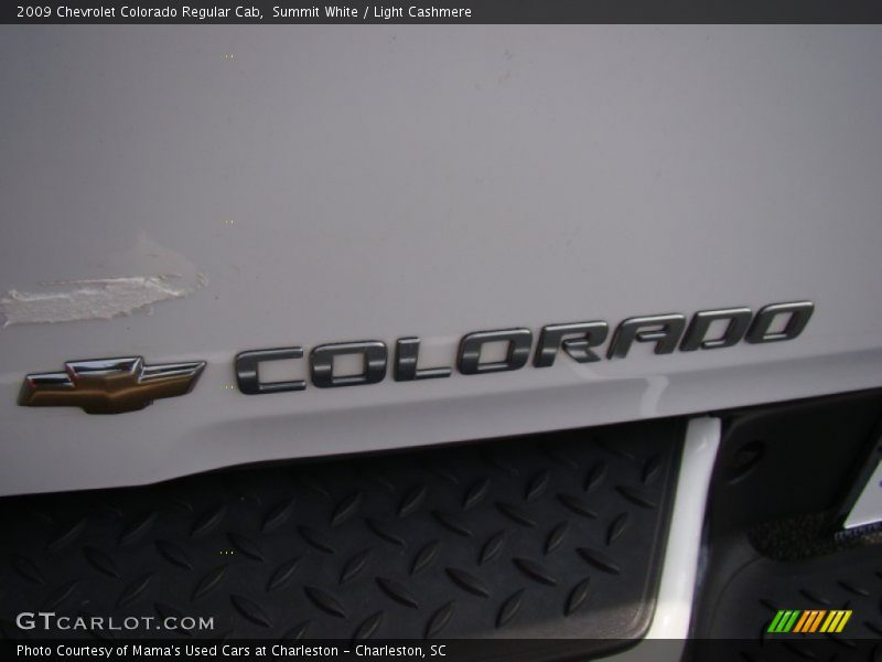 Summit White / Light Cashmere 2009 Chevrolet Colorado Regular Cab