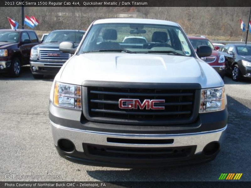 Quicksilver Metallic / Dark Titanium 2013 GMC Sierra 1500 Regular Cab 4x4