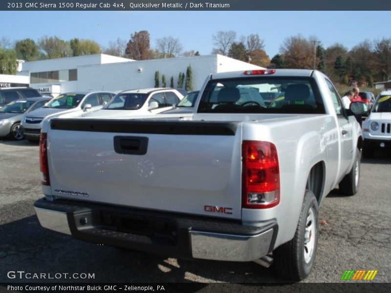 Quicksilver Metallic / Dark Titanium 2013 GMC Sierra 1500 Regular Cab 4x4