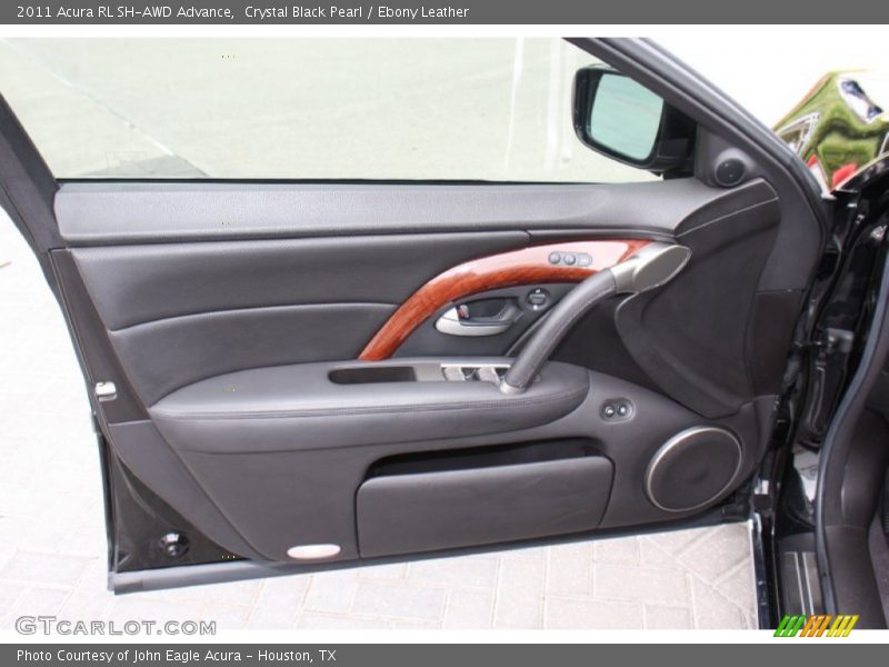 Crystal Black Pearl / Ebony Leather 2011 Acura RL SH-AWD Advance