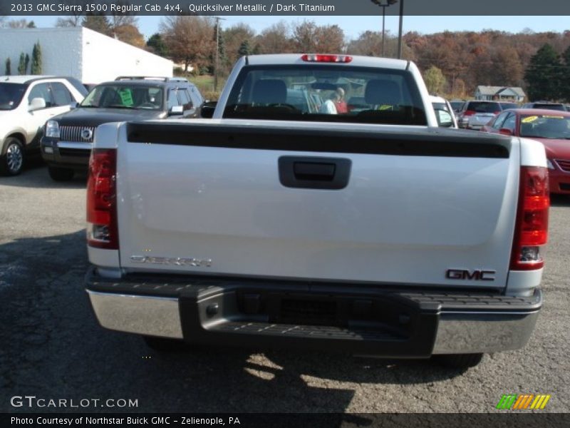 Quicksilver Metallic / Dark Titanium 2013 GMC Sierra 1500 Regular Cab 4x4