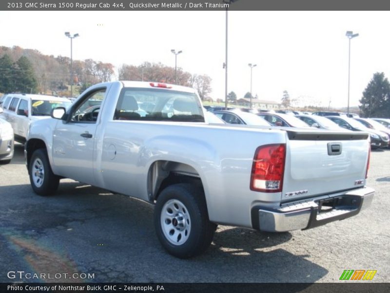 Quicksilver Metallic / Dark Titanium 2013 GMC Sierra 1500 Regular Cab 4x4