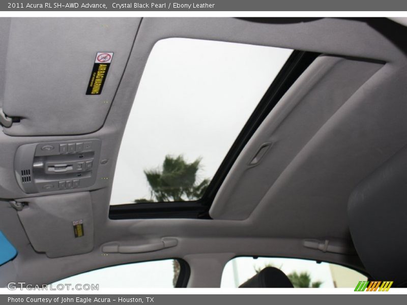 Crystal Black Pearl / Ebony Leather 2011 Acura RL SH-AWD Advance