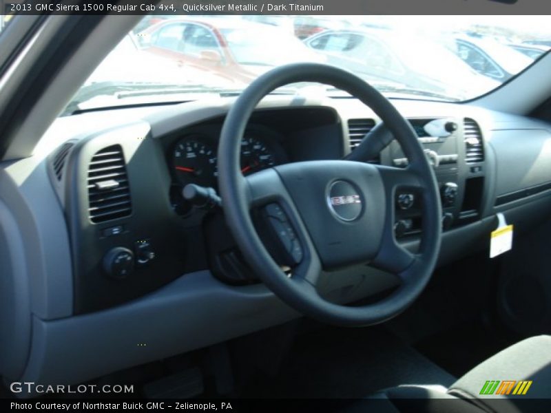 Quicksilver Metallic / Dark Titanium 2013 GMC Sierra 1500 Regular Cab 4x4