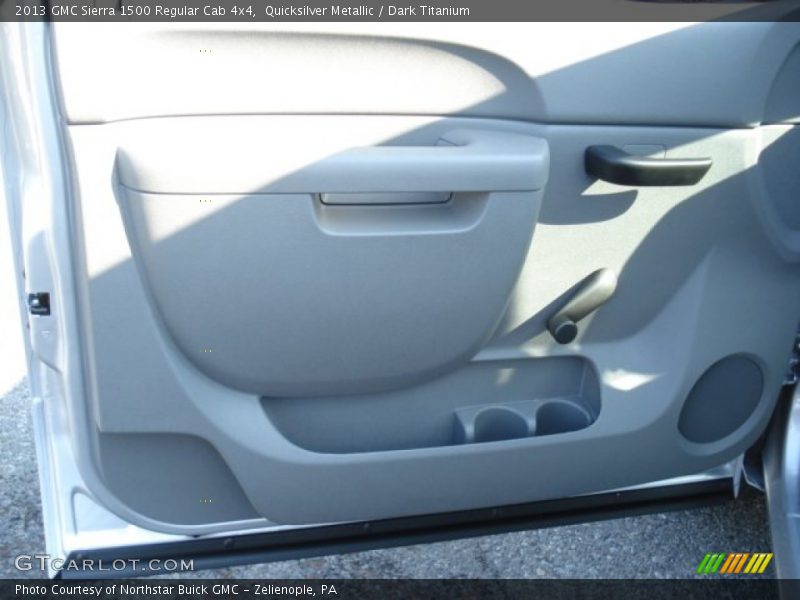 Quicksilver Metallic / Dark Titanium 2013 GMC Sierra 1500 Regular Cab 4x4