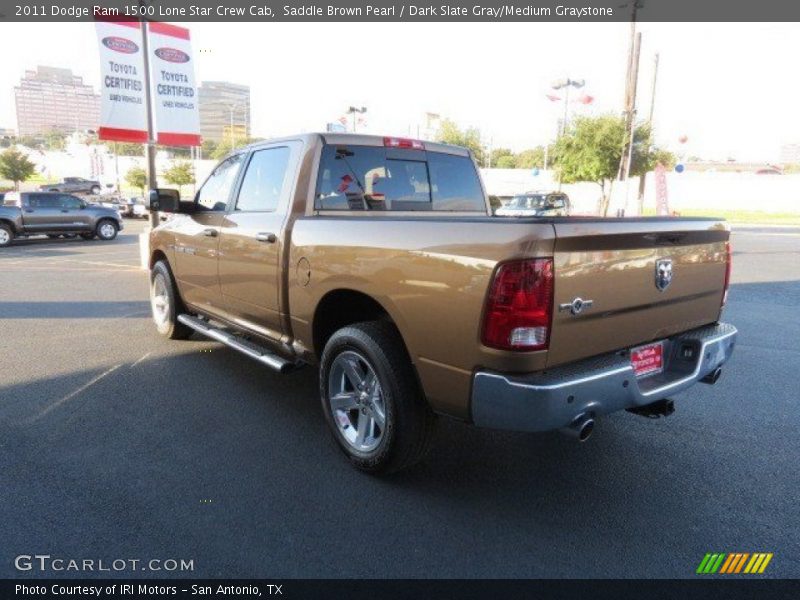 Saddle Brown Pearl / Dark Slate Gray/Medium Graystone 2011 Dodge Ram 1500 Lone Star Crew Cab