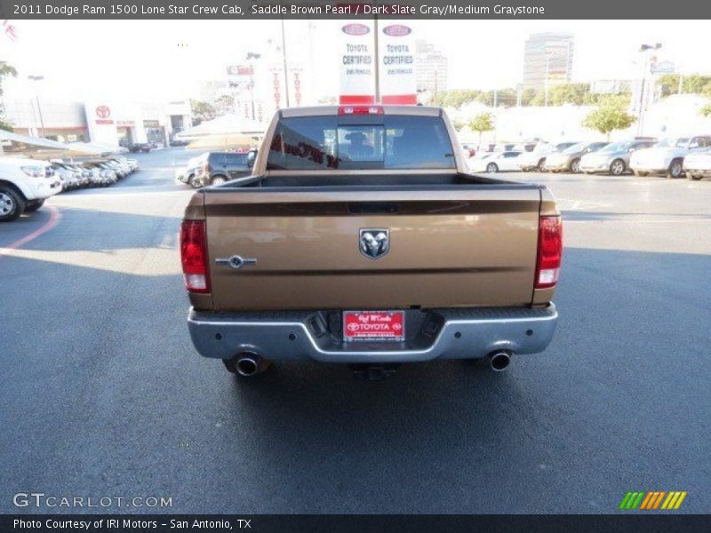 Saddle Brown Pearl / Dark Slate Gray/Medium Graystone 2011 Dodge Ram 1500 Lone Star Crew Cab